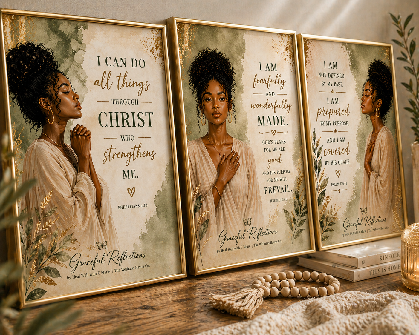 Graceful Reflections Wall Art Set