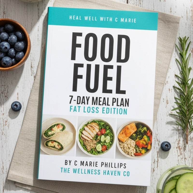 Food Fuel: 7 Day Meal Plan for Fat Loss – Heal Well with C Marie